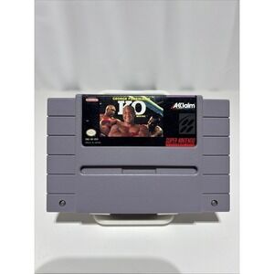 George Foreman's KO Boxing Super Nintendo Entertainment System 1993 Tested Works